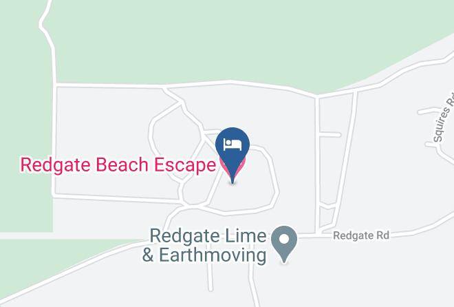Redgate Beach Escape Map