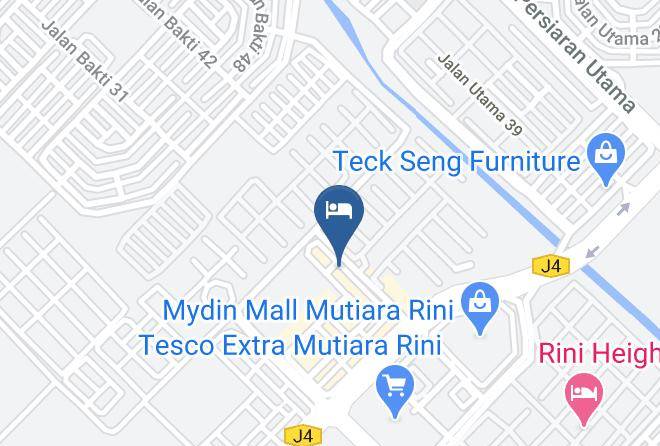 Johor Bahru - Redpine Boutique Hotel Maps