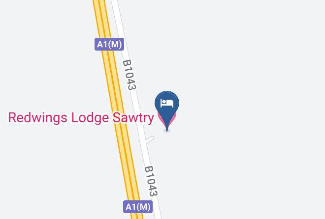 Cambridgeshire - Redwings Lodge Sawtry Maps