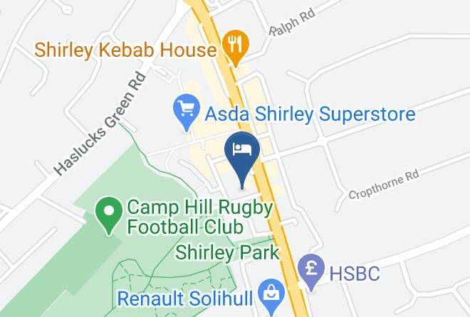 Solihull - Redwings Lodge Solihull Maps