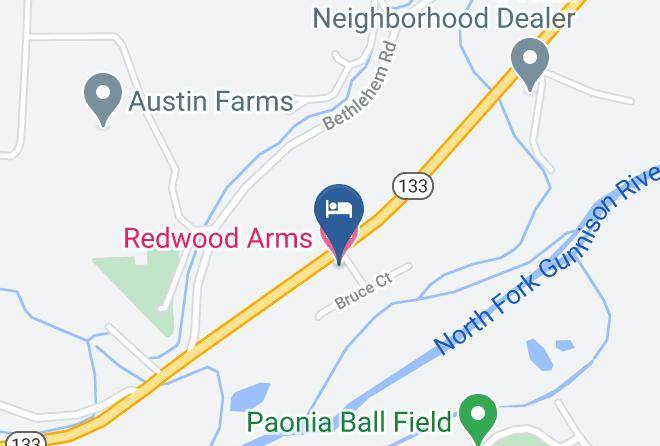 Delta - Redwood Arms Motel Maps