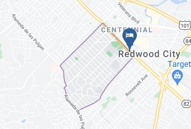 San Mateo - Redwood Creek Inn Maps