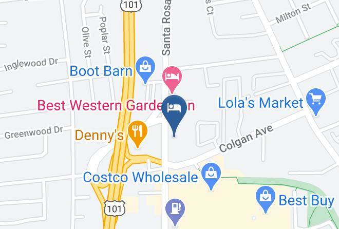 Sonoma - Redwood Inn Maps