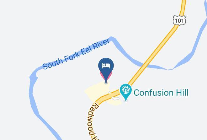 Mendocino - Redwoods River Resort And Pub Maps