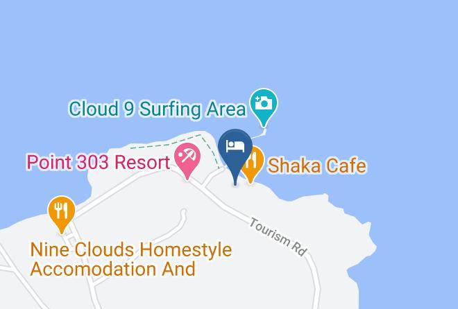 Surigao Del Norte - Reef 9 Cloud 9 Resort Maps