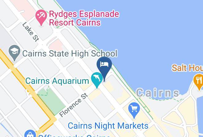 Cairns - Cairns Hotels Maps