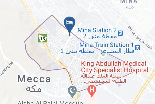 Mecca - Reefaf Al Mashaer Hotel Maps