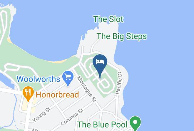 Reflections Holiday Parks Bermagui Map