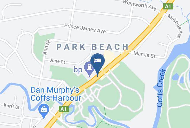 Coffs Harbour - Reflections Holiday Parks Coffs Harbour Holiday Park Maps