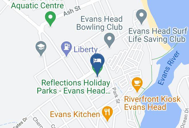 Richmond Valley - Reflections Holiday Parks Evans Head Holiday Park Maps