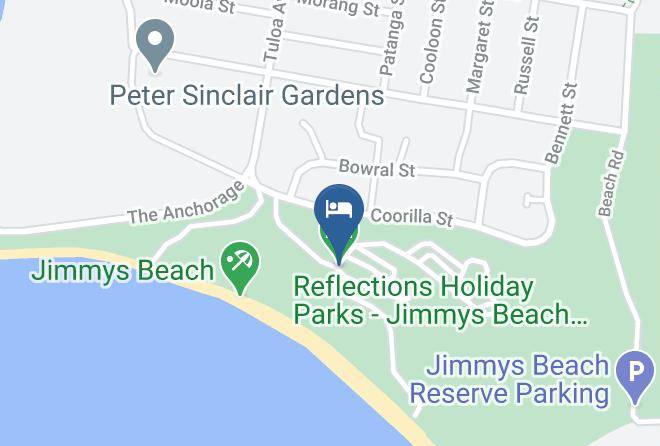 Mid Coast - Reflections Holiday Parks Jimmys Beach Holiday Park Maps