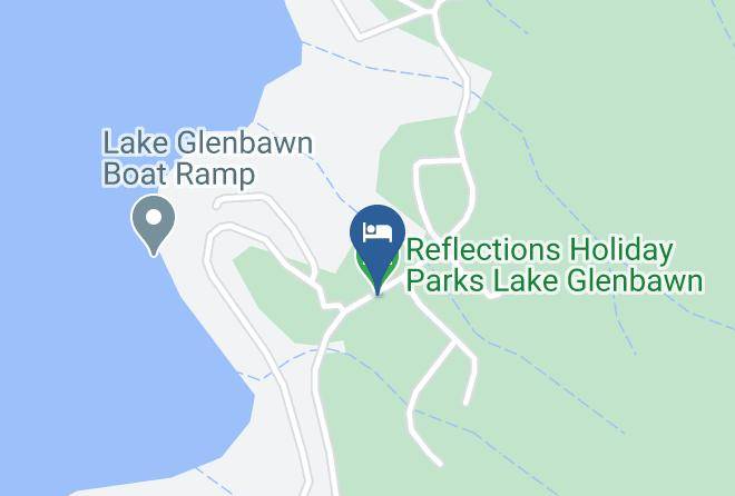 Reflections Holiday Parks Lake Glenbawn Map