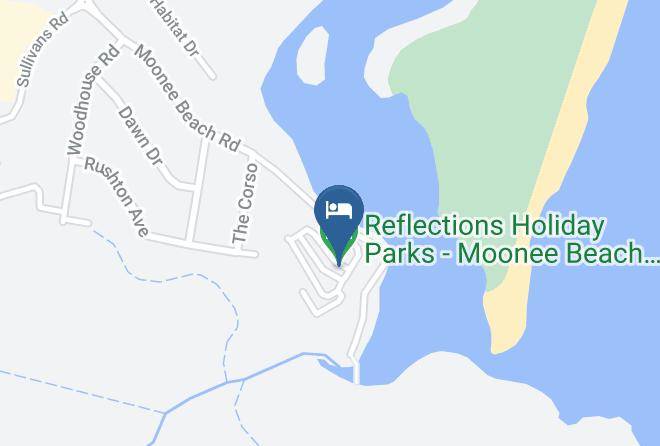Coffs Harbour - Reflections Holiday Parks Moonee Beach Holiday Park Maps
