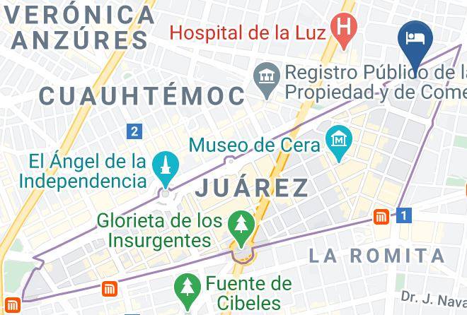 Cuauhtemoc - Reforma Avenue Maps