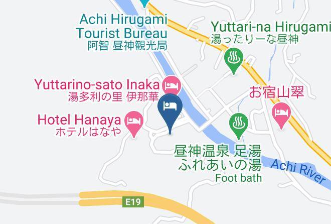 Achi Vil Shimoina District - Refresh In Hirugami No Mori Maps