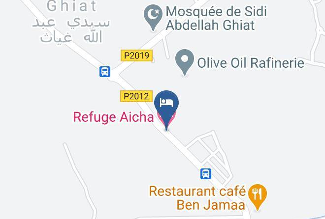 Marrakesh Tensift El Haouz - Refuge Aicha Maps