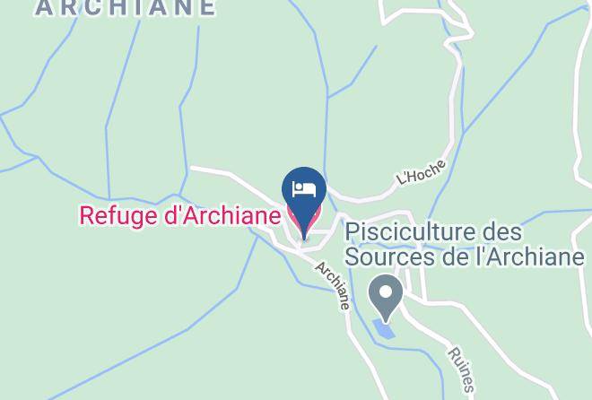 Drome - Refuge D'archiane Maps