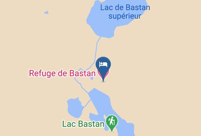 Hautes Pyrenees - Refuge De Bastan Maps