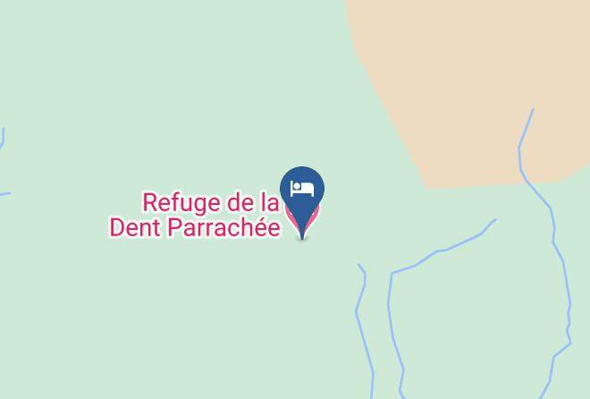 Refuge De La Dent Parrachee Map