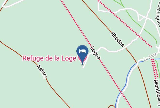 Refuge De La Loge Map