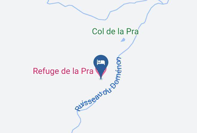Isere - Refuge De La Pra Maps