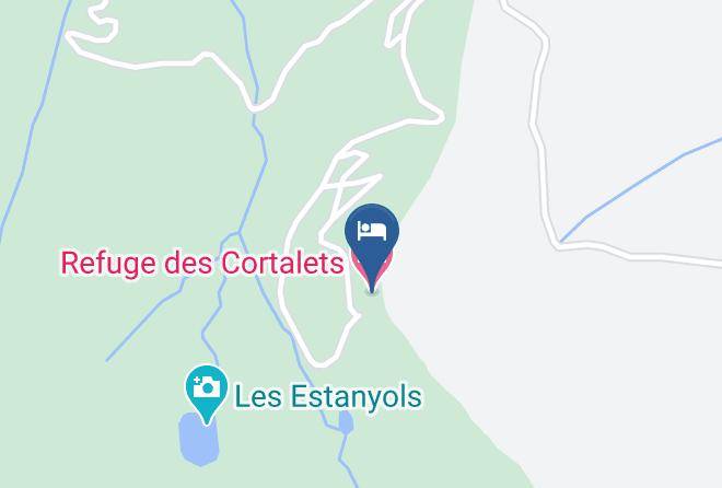 Pyrenees Orientales - Refuge Des Cortalets Maps