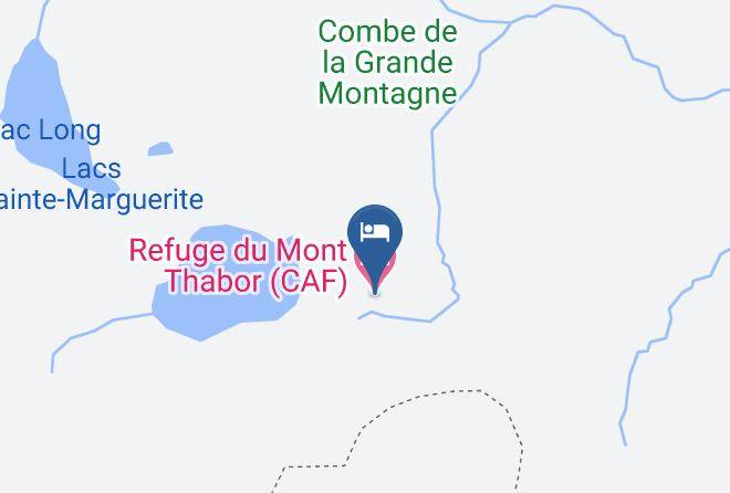 Savoie - Refuge Du Mont Thabor Maps