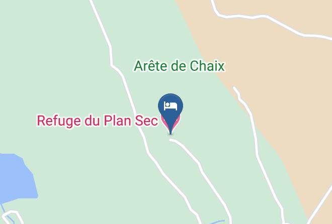 Savoie - Refuge Du Plan Sec Maps