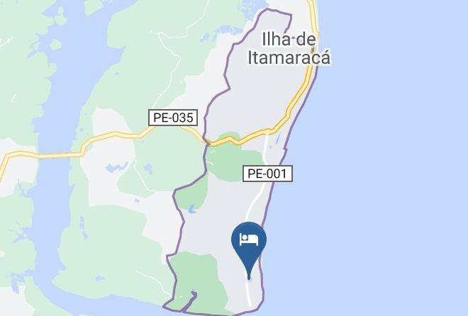 Ilha De Itamaraca - Pousada Refugio Do Forte Maps