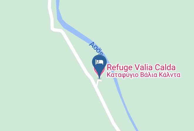 Refuge Valia Calda Map