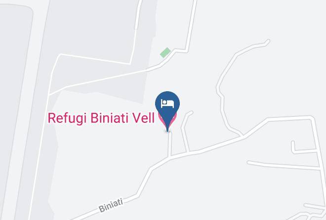 Baleares - Refugi Biniati Vell Maps