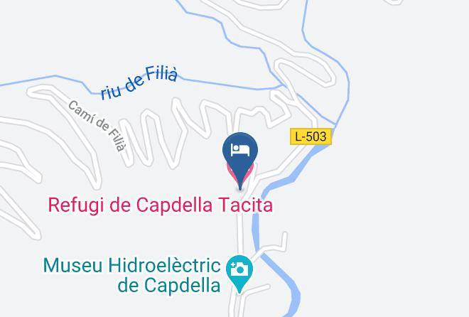 Lleida - Refugi De Capdella Tacita Maps