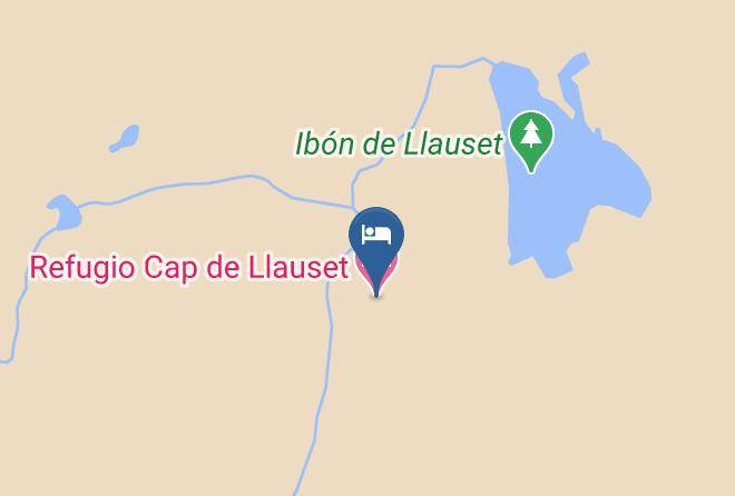 Huesca - Refugio Cap De Llauset Maps