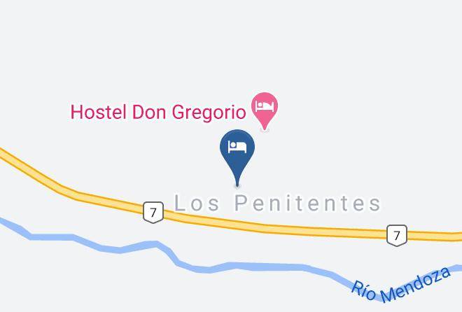 Lujan De Cuyo - Refugio Cruz De Cana Maps