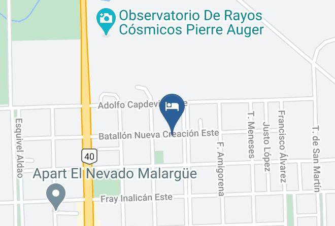Malargue - Refugio De Juan Maps