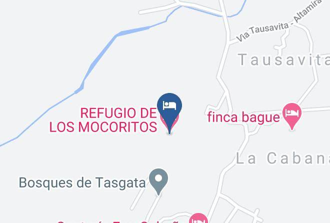 Refugio De Los Mocoritos Map
