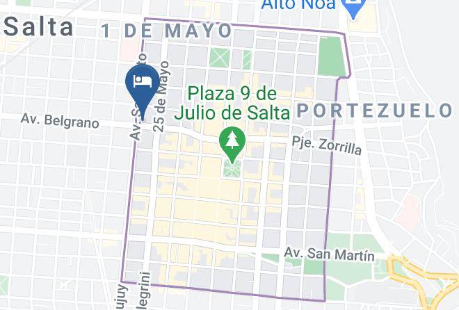 Salta - Refugio Del Inca Maps