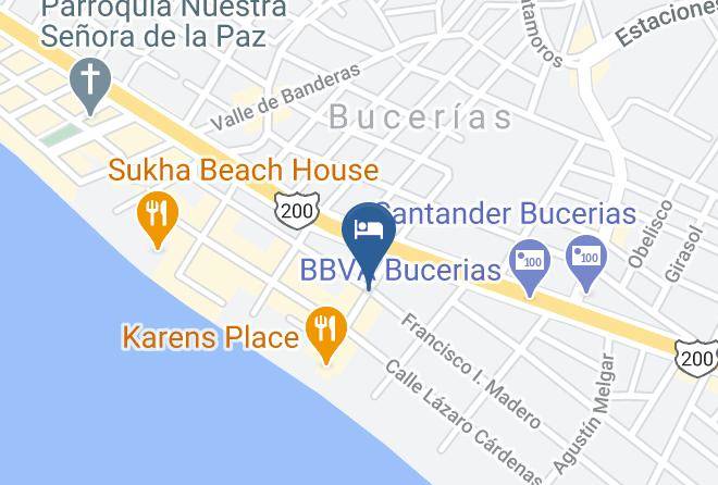 Bahia De Banderas - Refugio Del Mar Hotel Boutique Maps