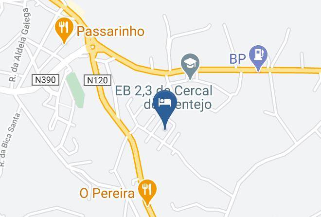 Santiago Do Cacem - Refugio Do Bem Estar Maps