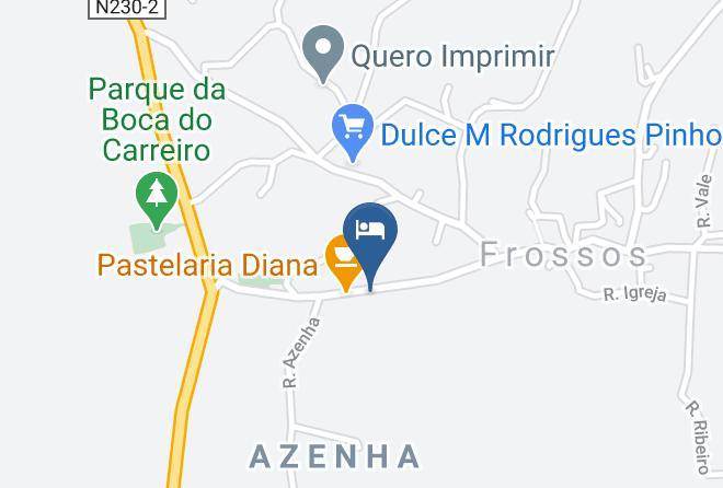 Albergaria A Velha - Refugio Do Lago Maps