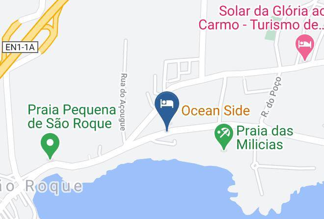 Ponta Delgada - Refugio Do Mar Azores For Rent Maps