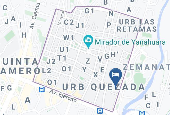Arequipa - Refugio Ecologico Maps