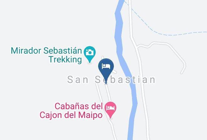 Cordillera Province - Refugio El Volcan Maps