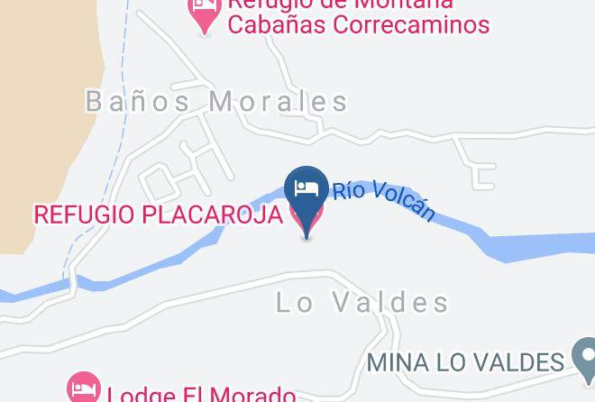 Cordillera Province - Refugio Placaroja Maps