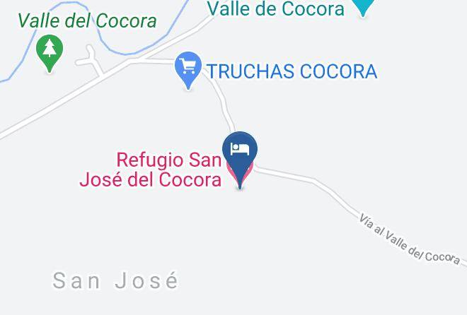 Salento - Refugio San Jose Del Cocora Maps