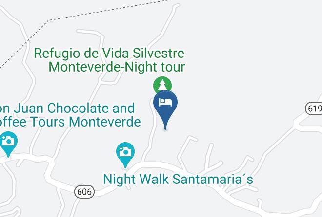 Monte Verde - Refugio Verde Monteverde Costa Rica Maps