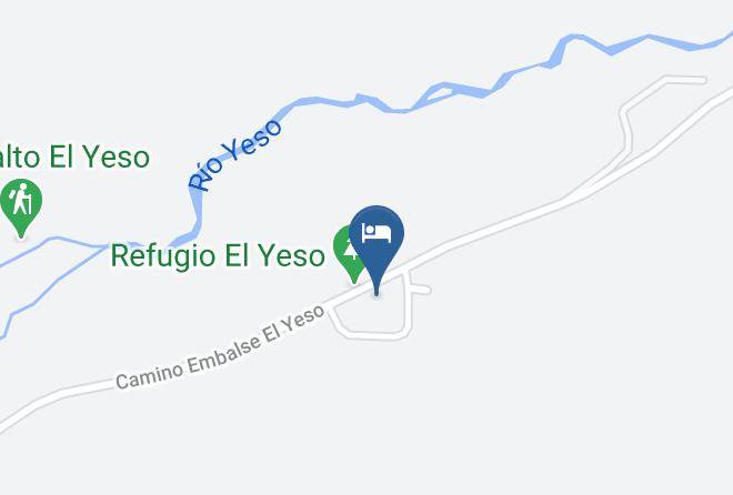 Cordillera Province - Refugios Del Yeso Embalse El Yeso Maps