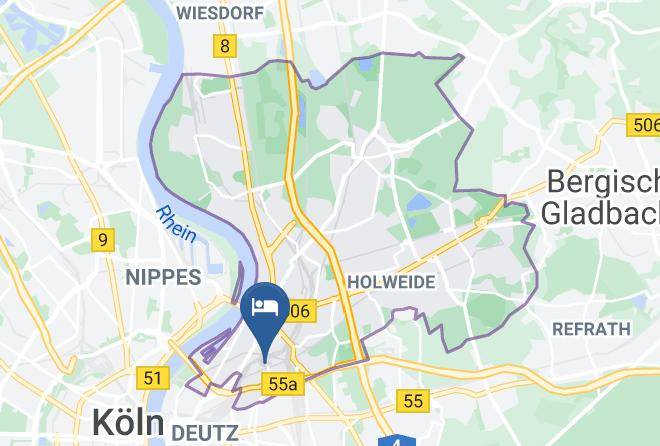 Cologne - Refugium De Luxe Messe Koln Maps