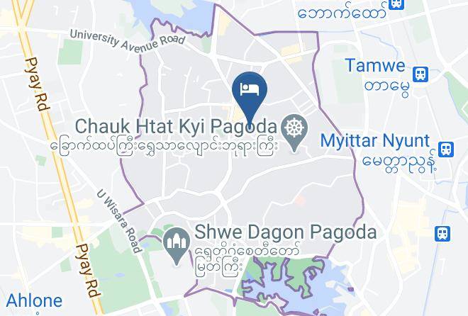 Yangon West - Regal Central Hotel Maps