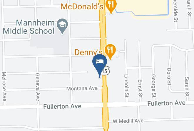 Cook - Regal Inn O'hare Airport Franklin Park Maps